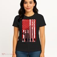 RED Remeber Everyone Deployed Support Military Troops Women's T-Shirt thumb 4