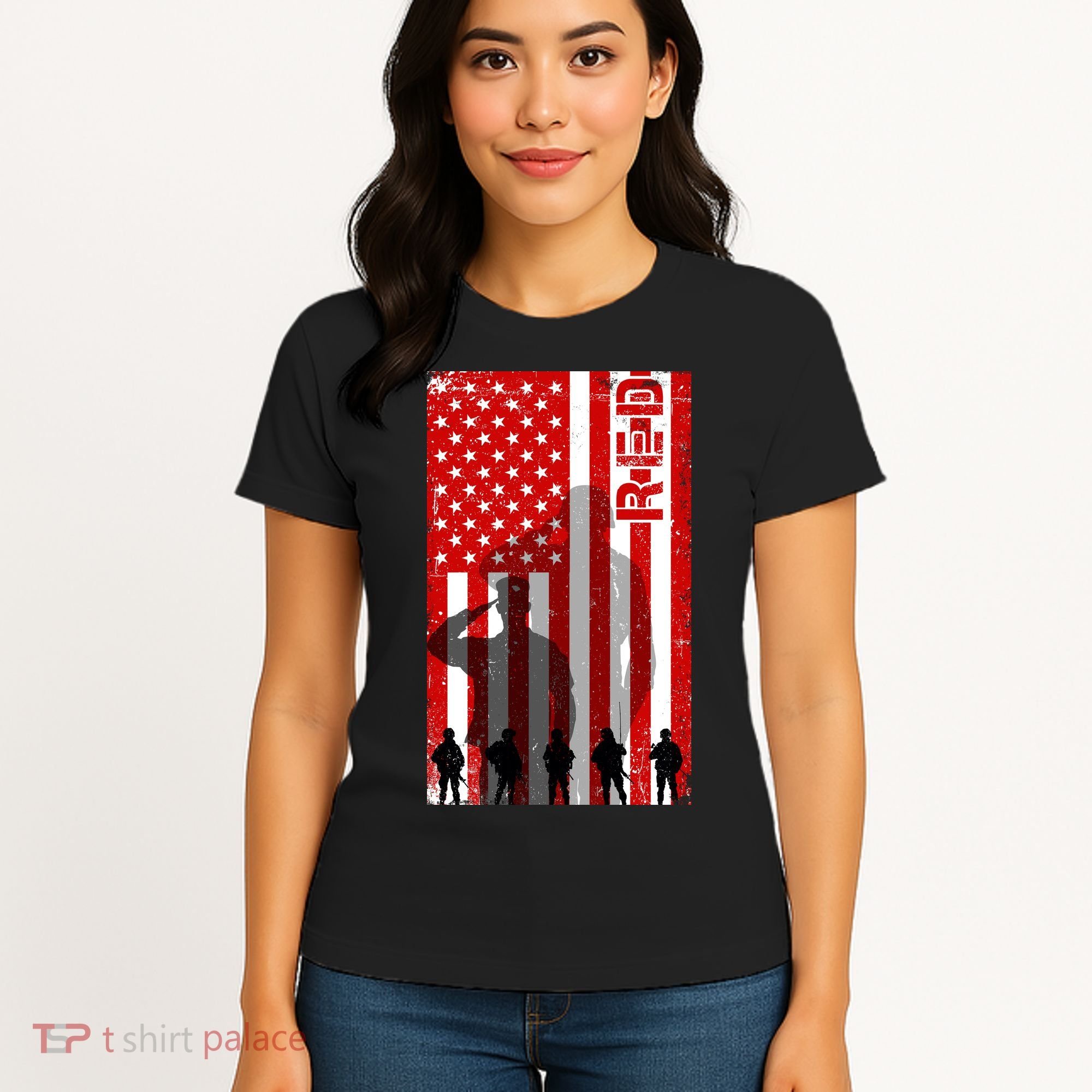 RED Remeber Everyone Deployed Support Military Troops Women's T-Shirt