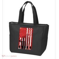 RED Remeber Everyone Deployed Support Military Troops Tote Bag thumb 3