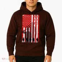 RED Remeber Everyone Deployed Support Military Troops Hoodie thumb 2