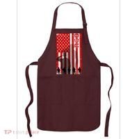RED Remeber Everyone Deployed Support Military Troops Apron thumb 0