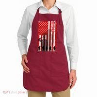 RED Remeber Everyone Deployed Support Military Troops Apron thumb 2