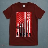 RED Remeber Everyone Deployed Support Military Troops T-Shirt thumb 5