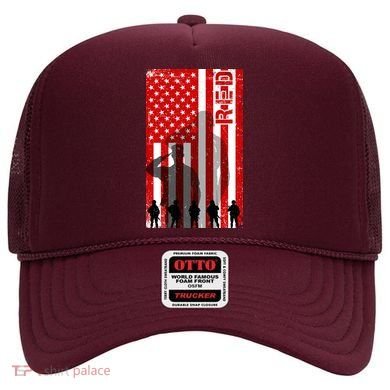 RED Remeber Everyone Deployed Support Military Troops Hat
