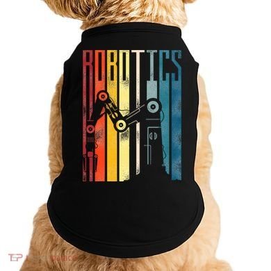 Robot Robotics Engineer Retro Vintage Robotics Doggie Tank