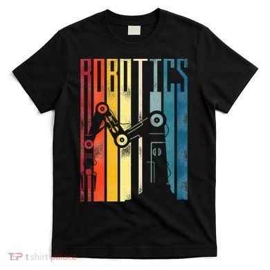 Robot Robotics Engineer Retro Vintage Robotics T-Shirt