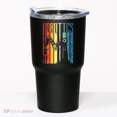 Robot Robotics Engineer Retro Vintage Robotics Tumbler