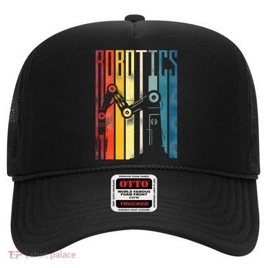 Robot Robotics Engineer Retro Vintage Robotics Hat