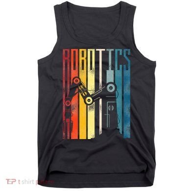 Robot Robotics Engineer Retro Vintage Robotics Tank Top