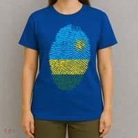 Rwanda Rwandan Flag Patriotic Pride Heritage Gift T-Shirt thumb 4
