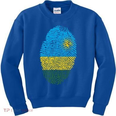 Rwanda Rwandan Flag Patriotic Pride Heritage Gift Kids Sweatshirt