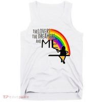 Retro Rainbow Frog Funny Connection The Lovers The Dreamers Tank Top thumb 0