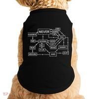 Rick Roll Flowchart Internet Meme Funny 80s Music Nerd Doggie Tank thumb 0
