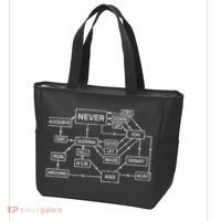 Rick Roll Flowchart Internet Meme Funny 80s Music Nerd Tote Bag thumb 3
