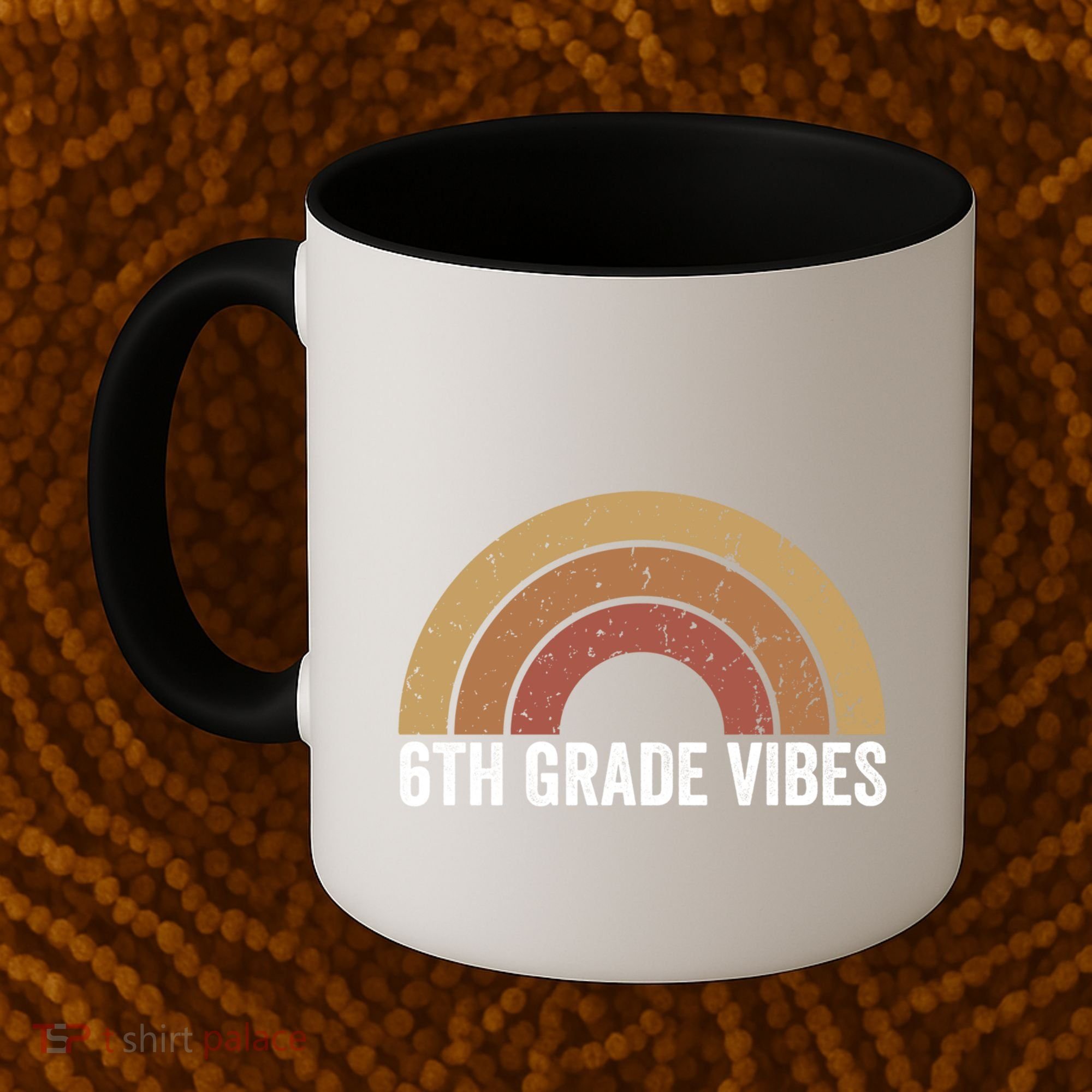 Retro Rainbow For 6Th Graders 6Th Grade Vibes Meaningful Gift Coffee Mug