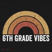 Retro Rainbow For 6Th Graders 6Th Grade Vibes Meaningful Gift Women's Hoodie thumb 2