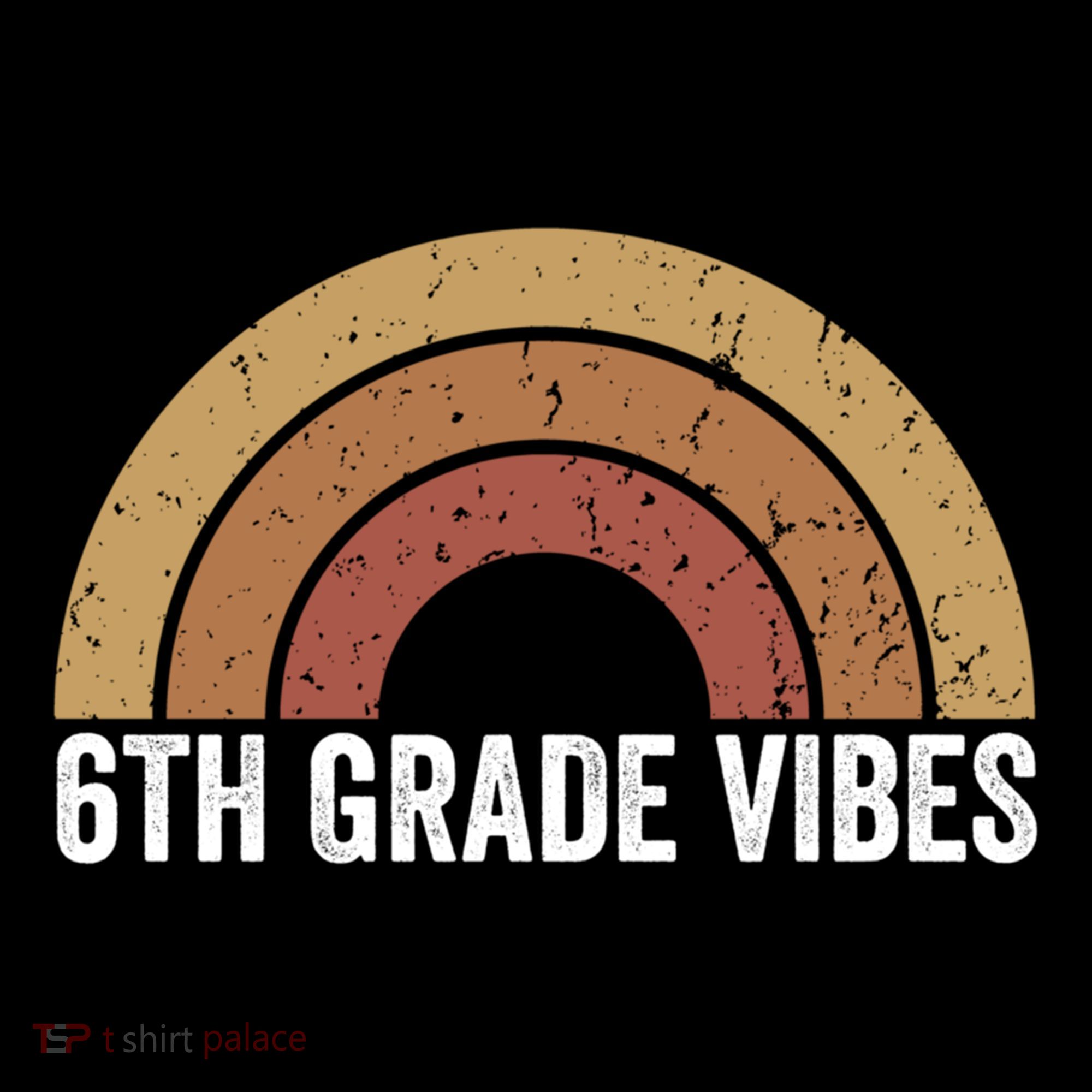 Retro Rainbow For 6Th Graders 6Th Grade Vibes Meaningful Gift Women's Hoodie