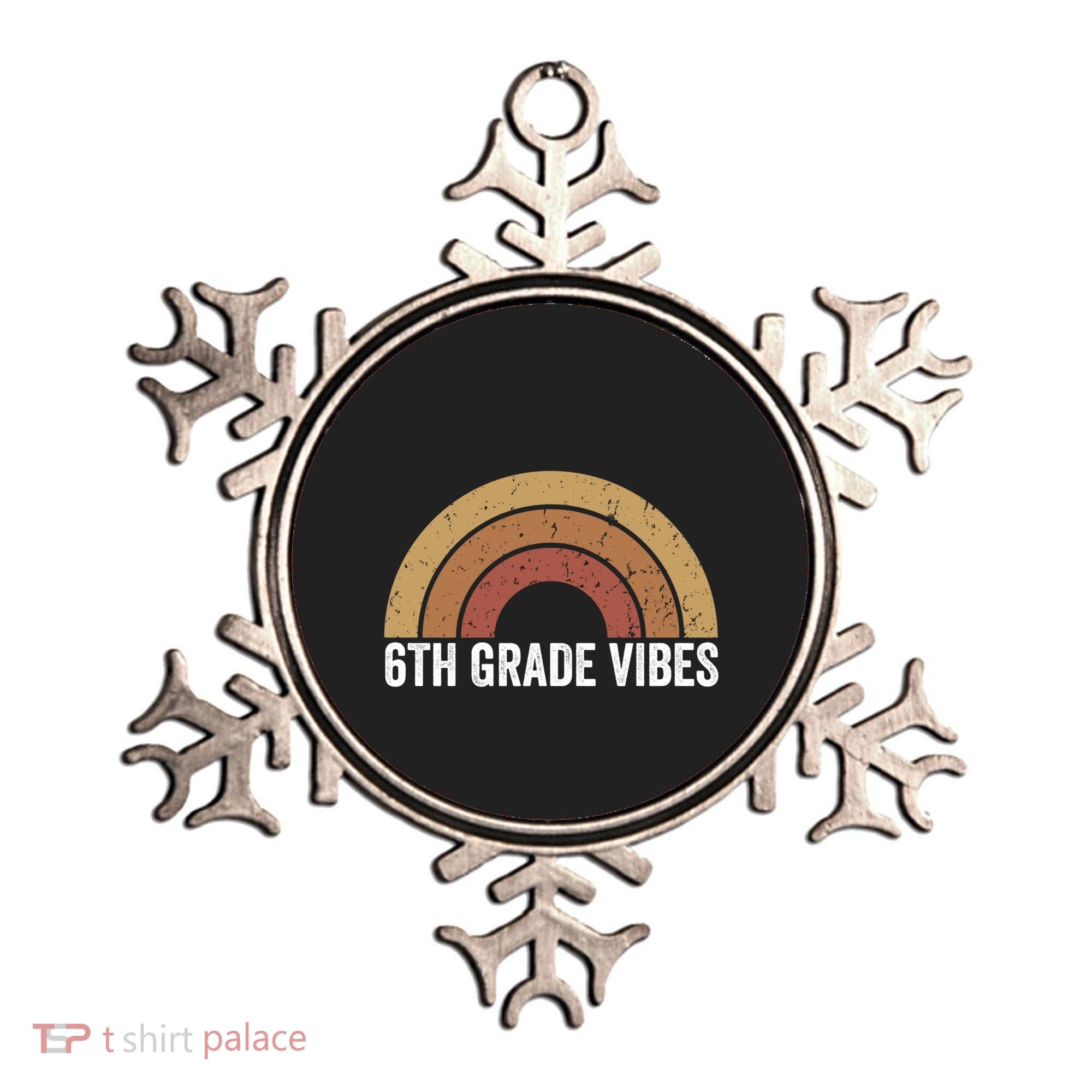 Retro Rainbow For 6Th Graders 6Th Grade Vibes Meaningful Gift Ornament