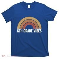 Retro Rainbow For 6Th Graders 6Th Grade Vibes Meaningful Gift T-Shirt thumb 0