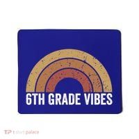 Retro Rainbow For 6Th Graders 6Th Grade Vibes Meaningful Gift Mousepad thumb 0
