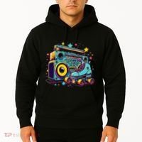 Retro Rollerskates Funny 80S Roller Skating Girl Hoodie thumb 2