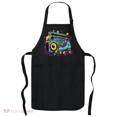 Retro Rollerskates Funny 80S Roller Skating Girl Apron