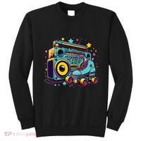 Retro Rollerskates Funny 80S Roller Skating Girl Sweatshirt thumb 0