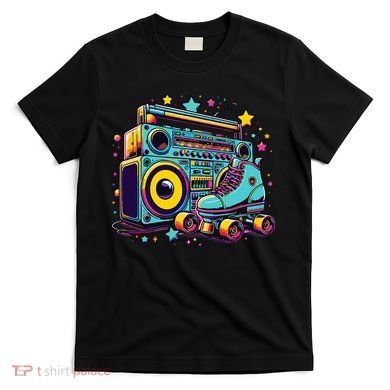 Retro Rollerskates Funny 80S Roller Skating Girl T-Shirt