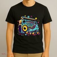 Retro Rollerskates Funny 80S Roller Skating Girl T-Shirt thumb 3