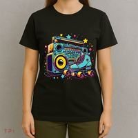 Retro Rollerskates Funny 80S Roller Skating Girl T-Shirt thumb 4