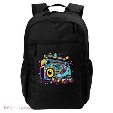 Retro Rollerskates Funny 80S Roller Skating Girl Backpack
