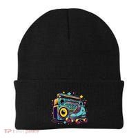 Retro Rollerskates Funny 80S Roller Skating Girl Beanie thumb 0