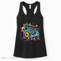 Retro Rollerskates Funny 80S Roller Skating Girl Women's Tank Top thumb 0