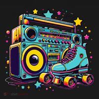 Retro Rollerskates Funny 80S Roller Skating Girl Women's Tank Top thumb 5