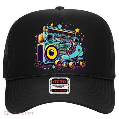 Retro Rollerskates Funny 80S Roller Skating Girl Hat