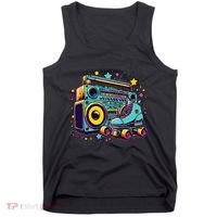 Retro Rollerskates Funny 80S Roller Skating Girl Tank Top thumb 0