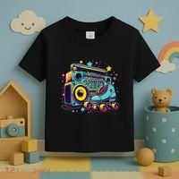 Retro Rollerskates Funny 80S Roller Skating Girl Toddler T-Shirt thumb 3
