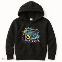 Retro Rollerskates Funny 80S Roller Skating Girl Kids Hoodie thumb 0