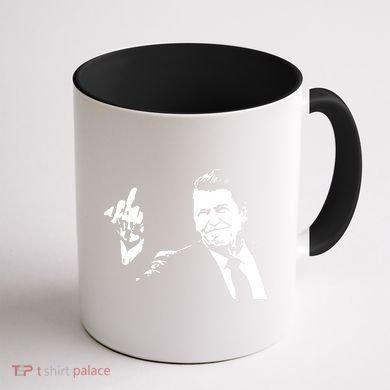 Ronald Reagan Flipping Coffee Mug back