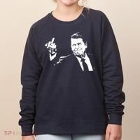 Ronald Reagan Flipping Women's Sweatshirt thumb 0