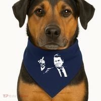 Ronald Reagan Flipping USA-Made Doggie Bandana thumb 1