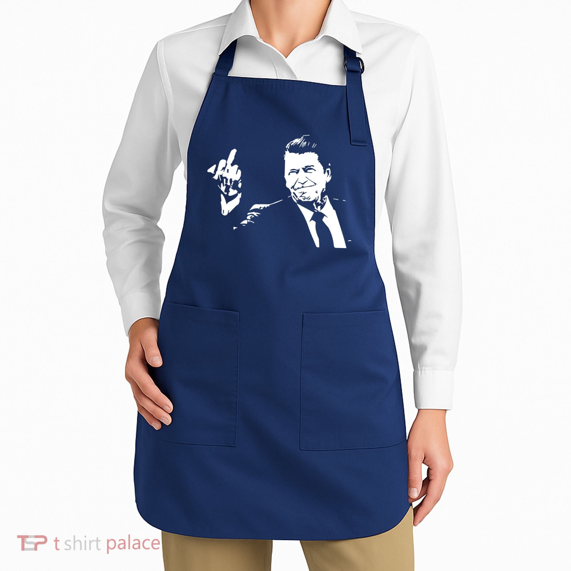 Ronald Reagan Flipping Apron