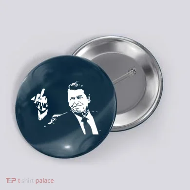 Ronald Reagan Flipping Button