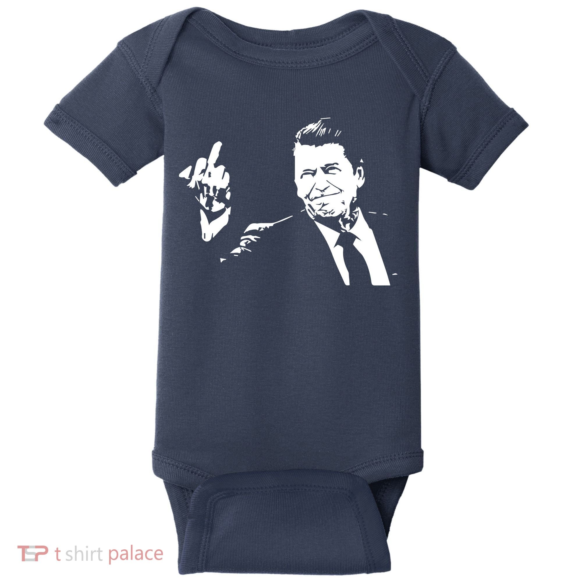 Ronald Reagan Flipping Baby Bodysuit