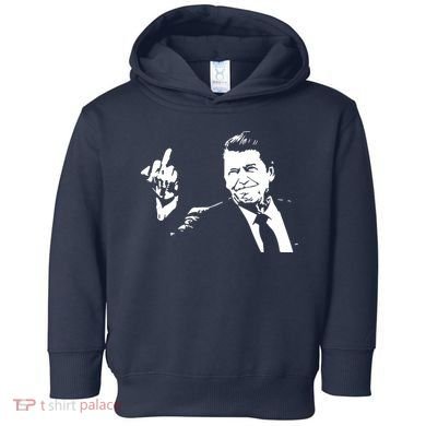 Ronald Reagan Flipping Toddler Hoodie