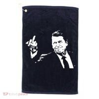 Ronald Reagan Flipping Golf Towel thumb 0