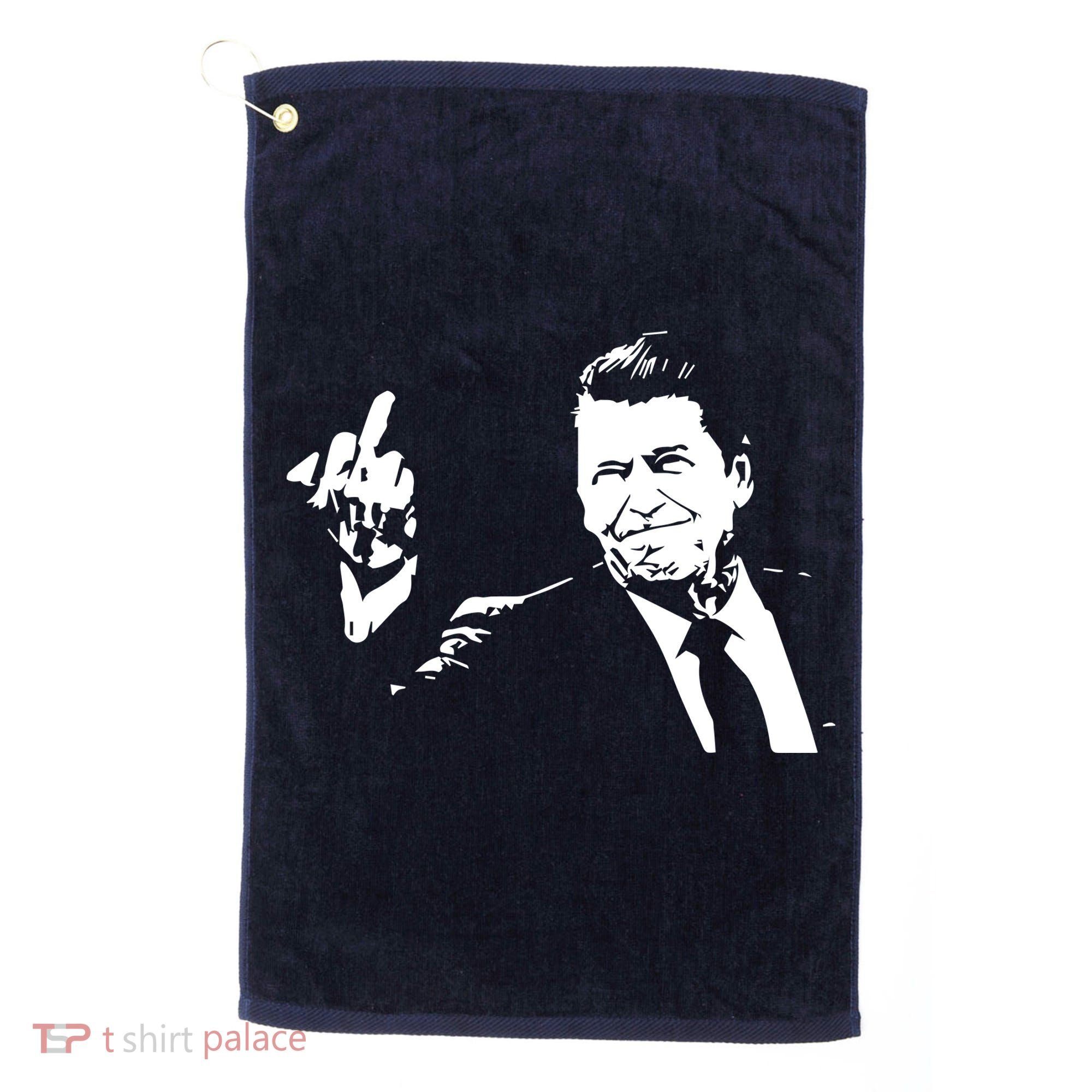 Ronald Reagan Flipping Golf Towel