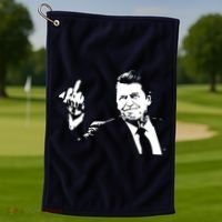Ronald Reagan Flipping Golf Towel thumb 1