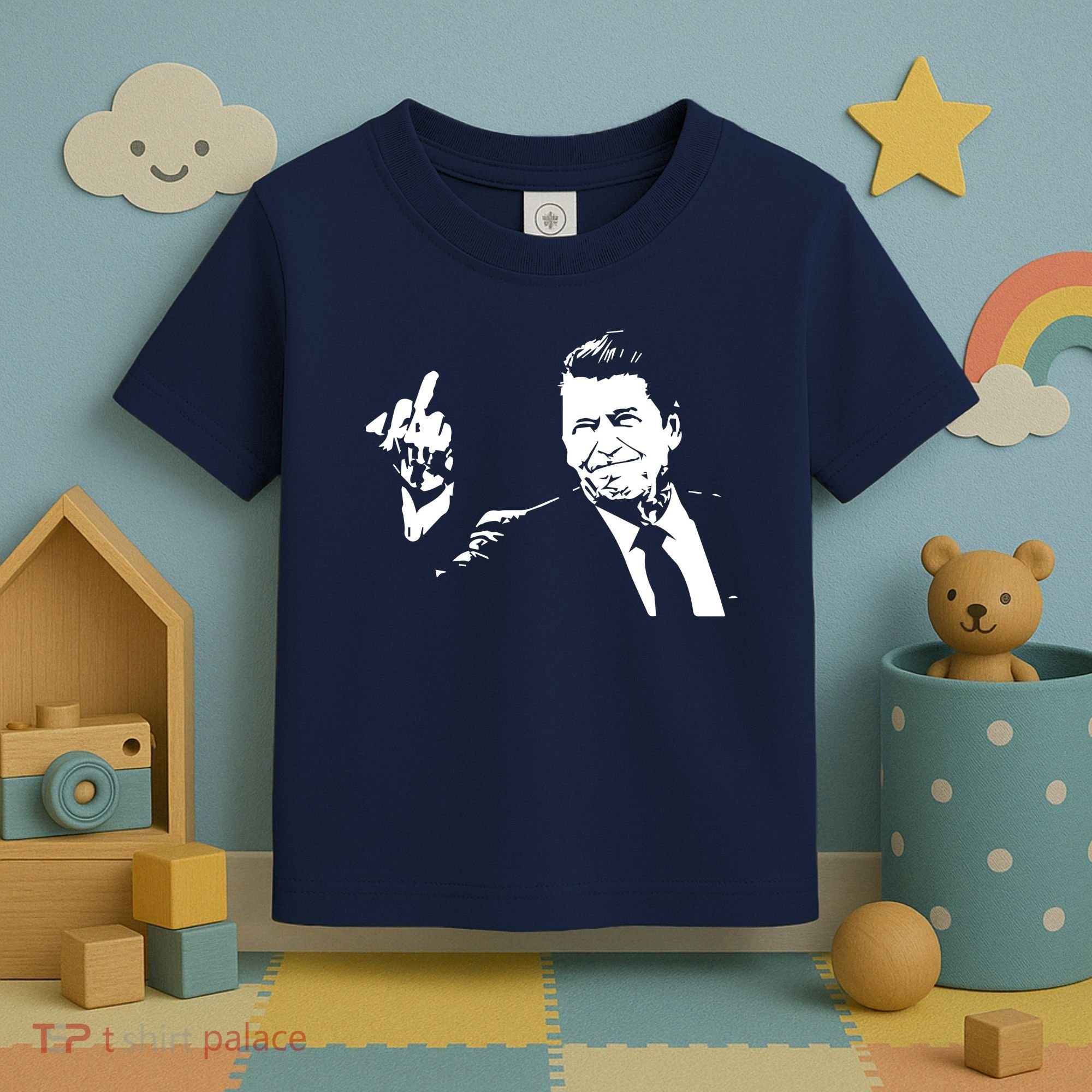 Ronald Reagan Flipping Toddler T-Shirt