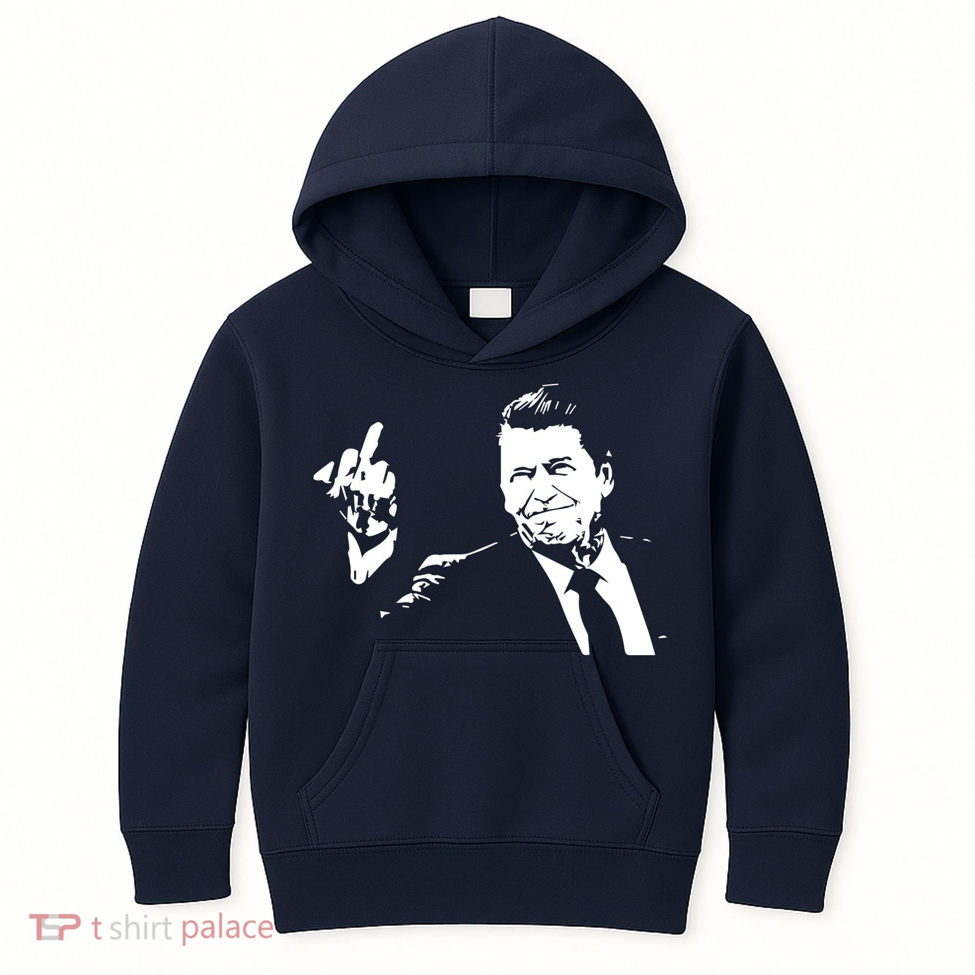 Ronald Reagan Flipping Kids Hoodie